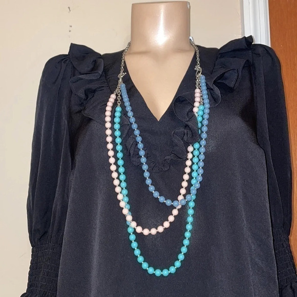 Premier designs womens necklace statement multi strand sugar rush vintage chunky - Picture 4 of 10